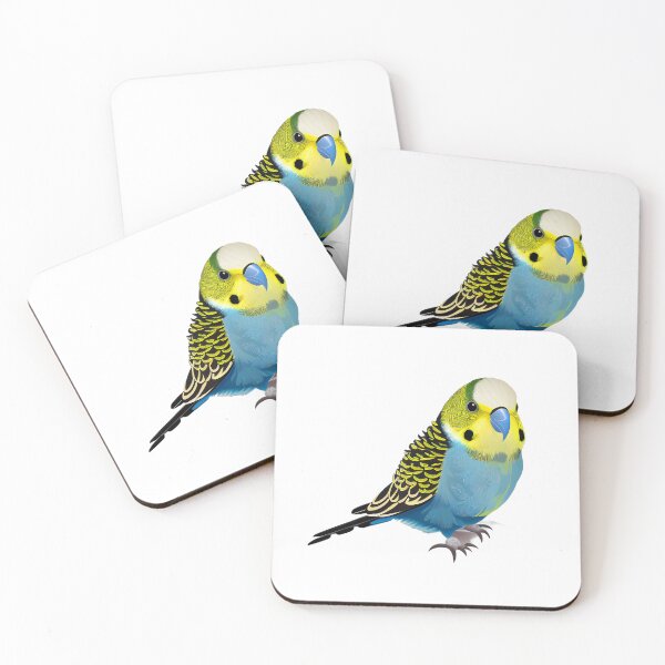Item preview, A blue and yellow budgie designed and sold by naturemenagerie.