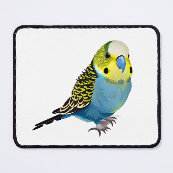 Item preview, A blue and yellow budgie designed and sold by naturemenagerie.