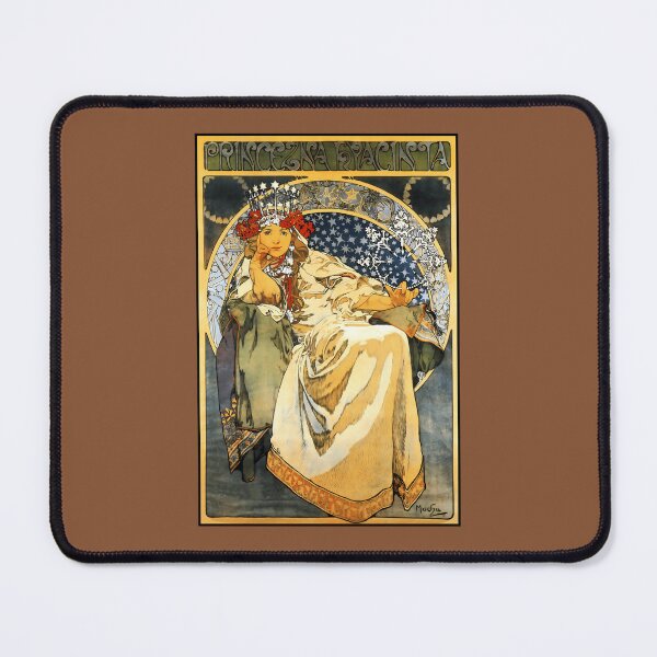 Item preview, Alfons Mucha Princess Hyacinth Throw Pillow 	 designed and sold by xbsdohjd91.