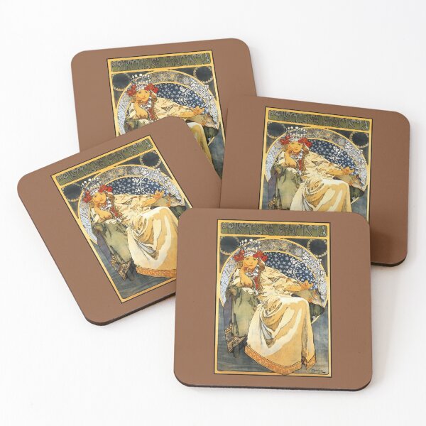 Item preview, Alfons Mucha Princess Hyacinth Throw Pillow 	 designed and sold by xbsdohjd91.