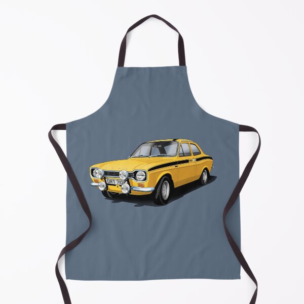 Item preview, Mk 1 Ford Escort Mexico in yellow designed and sold by candc-retro.