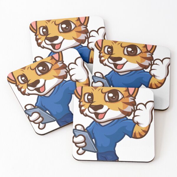 Item preview, Tiger Analyst Cartoon designed and sold by GumregaStudio.