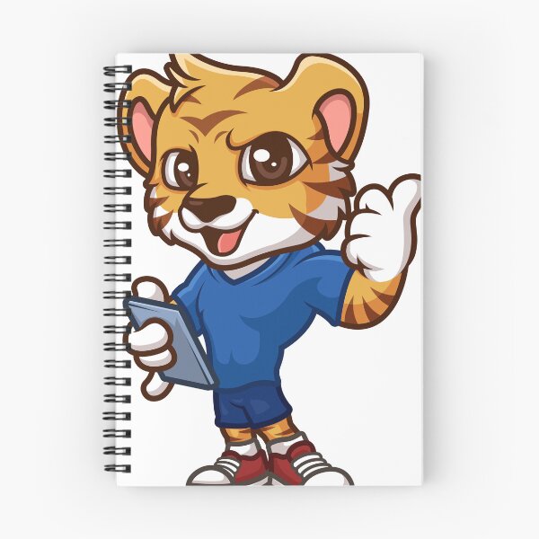 Item preview, Tiger Analyst Cartoon designed and sold by GumregaStudio.