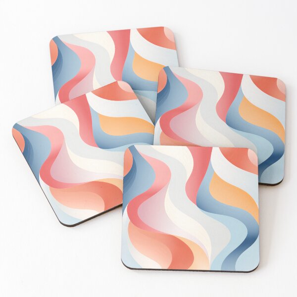 Item preview, Flowing bright colors pattern designed and sold by TogetherDshop.