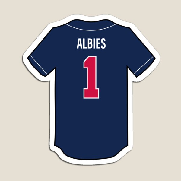 Adult Vintage Canvas Ozzie Albies T-Shirt Medium