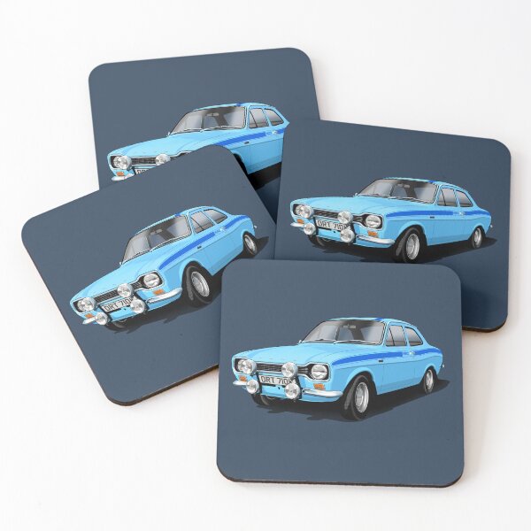 Artikelvorschau, Mk 1 Ford Escort Mexico in Blau entworfen und verkauft von candc-retro.