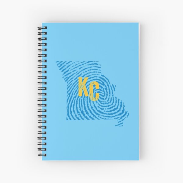 Home City Fingerprint - Kansas City Spiral Notebook