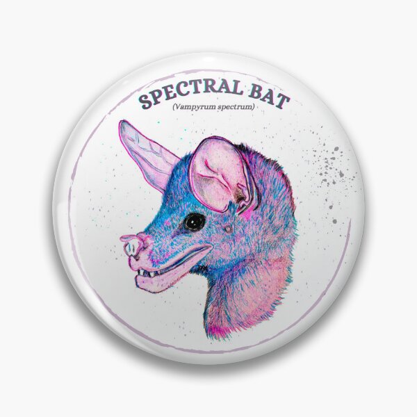 Item preview, Spectral bat face (galactic edition) - wildlife species conservation designed and sold by DaniOpossum95.