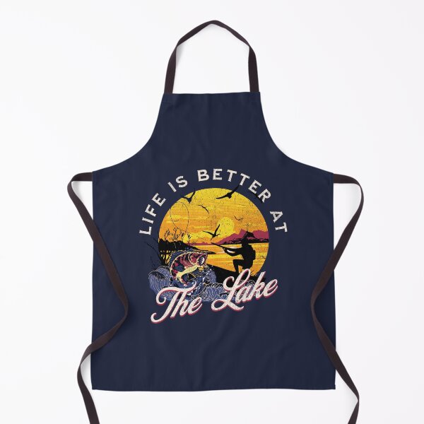 Item preview, Life is better at the lake | Fishing legend | Vintage Style designed and sold by Tee-Craftify.