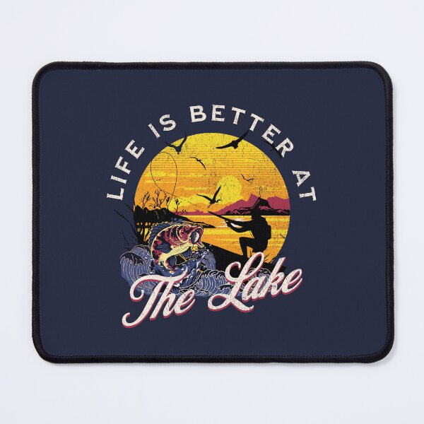Item preview, Life is better at the lake | Fishing legend | Vintage Style designed and sold by Tee-Craftify.
