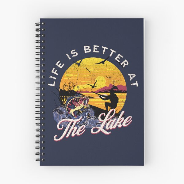 Item preview, Life is better at the lake | Fishing legend | Vintage Style designed and sold by Tee-Craftify.