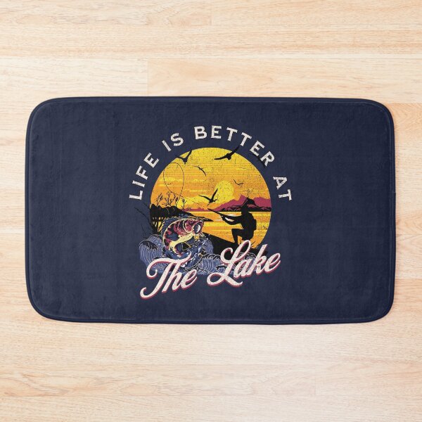 Item preview, Life is better at the lake | Fishing legend | Vintage Style designed and sold by Tee-Craftify.