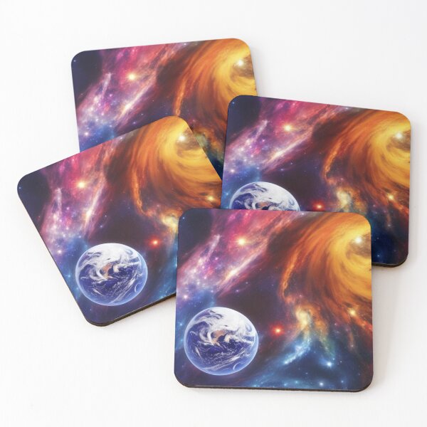 Item preview, Cosmic Kaleidoscope: A Colorful Journey Through Space designed and sold by mirko-rimini.
