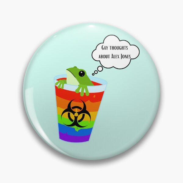 Item preview, A frog thinks gay things about Alex Jones designed and sold by Rachel Tomko.
