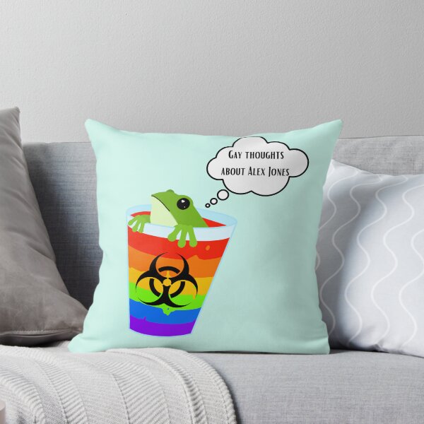 Item preview, A frog thinks gay things about Alex Jones designed and sold by Rachel Tomko.