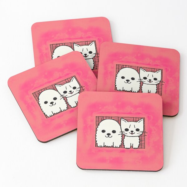 Item preview, Companions in Contrast - A Simple Line Illustration designed and sold by vadimcarazan.