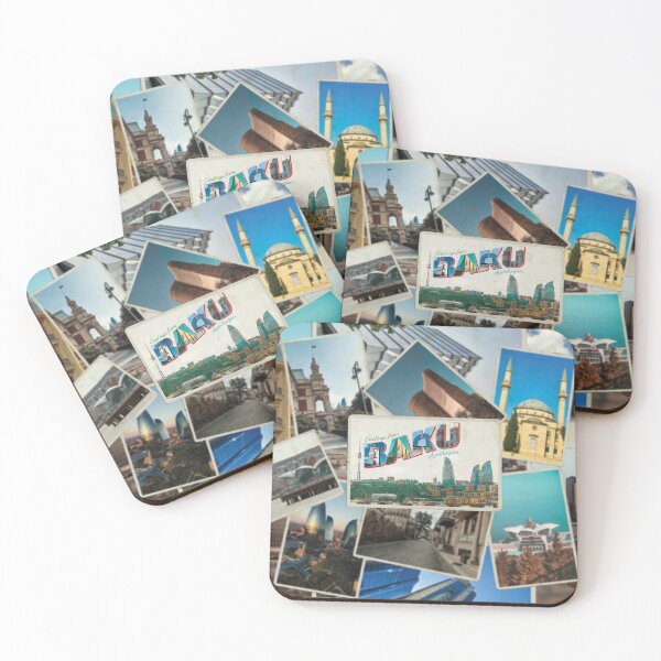 Item preview, Greetings from Baku in Azerbaijan Vintage style retro souvenir designed and sold by DeveloperProp0.