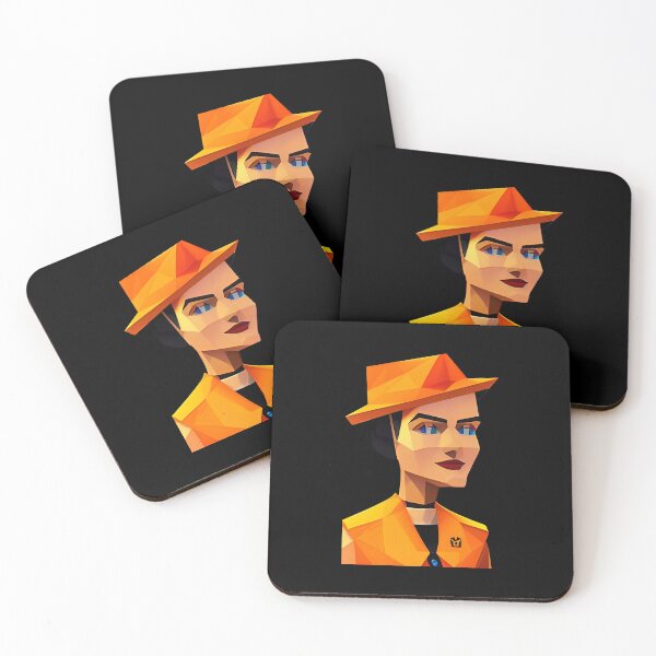 Item preview, Young Marie Curie With a Hat designed and sold by PolygonXYZ.