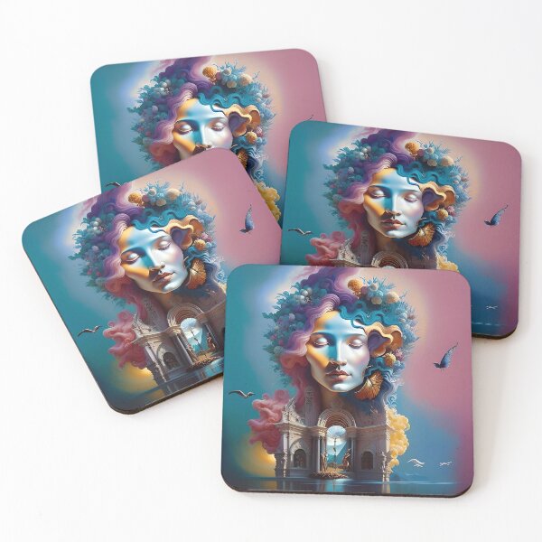 Item preview, Abstract Surreal Portrait Immersed in Hidden Dreams designed and sold by artmanikin.