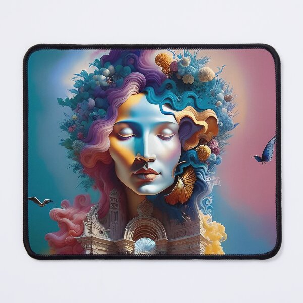 Item preview, Abstract Surreal Portrait Immersed in Hidden Dreams designed and sold by artmanikin.