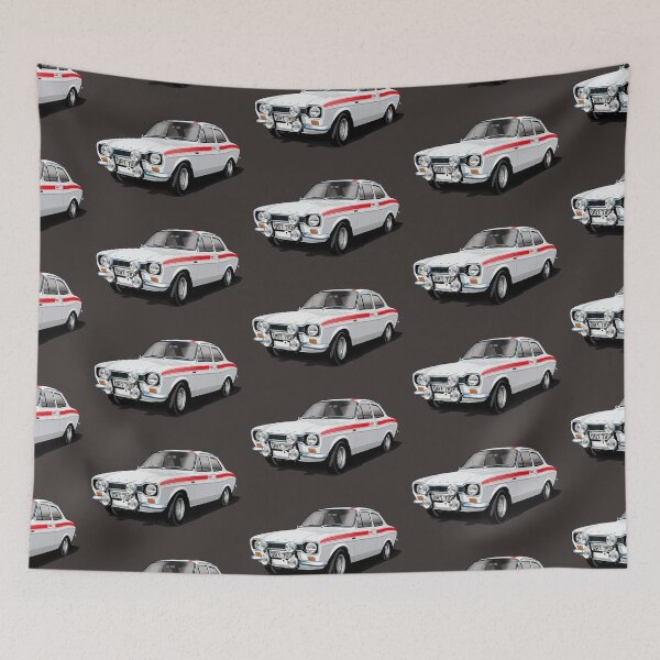 Item preview, Mk 1 Ford Escort Mexico in white designed and sold by candc-retro.