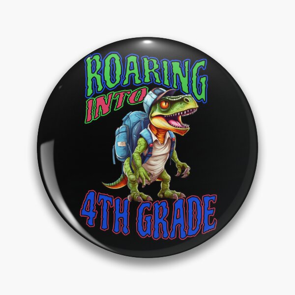 Item preview, Roaring Into 4th Grade  T Rex designed and sold by Affyboss6.
