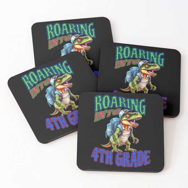 Item preview, Roaring Into 4th Grade  T Rex designed and sold by Affyboss6.