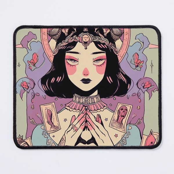 Item preview, Tarot witch illustration designed and sold by wemuco.