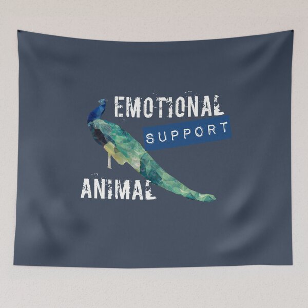Item preview, Peacock Emotional Support Animal Geometric Modern Design designed and sold by Eagle xTiger.