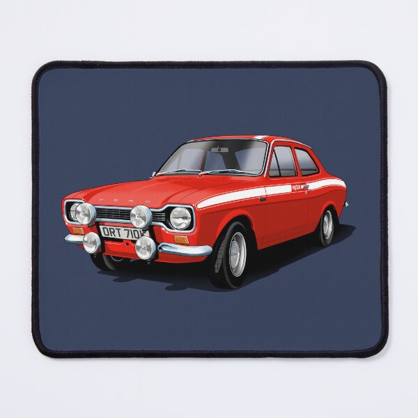 Artikelvorschau, Mk 1 Ford Escort Mexico in Rot entworfen und verkauft von candc-retro.