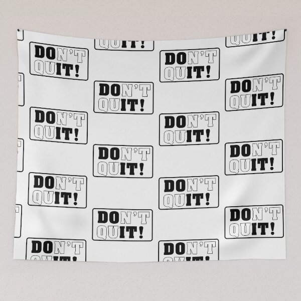 Item preview, funny motive quote don't quit and do it designed and sold by MortalRight.