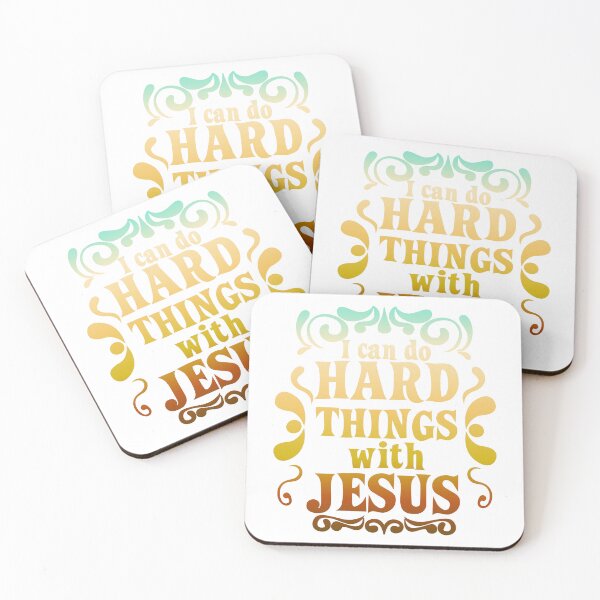 Item preview,  Can Do Hard Things With Jesus Retro vintage style designed and sold by EvangelLuke.