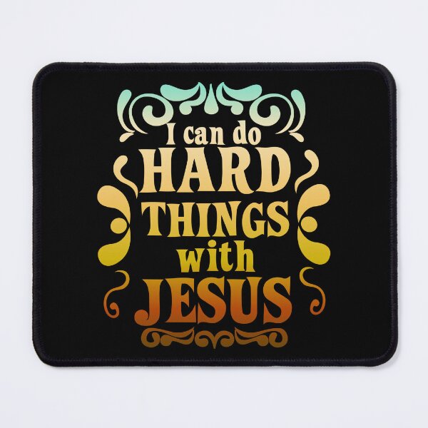 Item preview, Can Do Hard Things With Jesus Retro vintage style designed and sold by EvangelLuke.