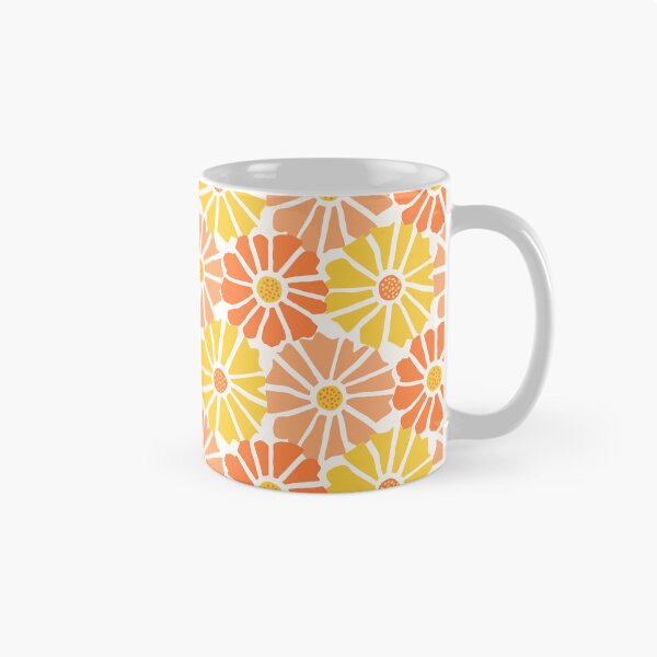 Item preview, Floral Fantasia Abstract Retro Pattern - Soft Sunrise designed and sold by anisgott.