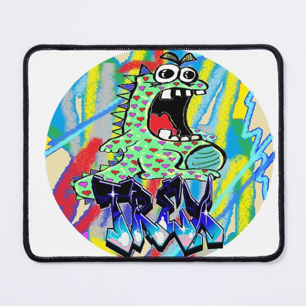Item preview, trex dino graffiti splash  designed and sold by LowEndGraphics.