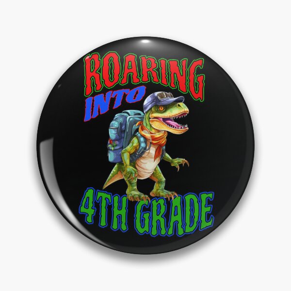 Item preview, Roaring Into 4th Grade  T Rex designed and sold by Affyboss6.