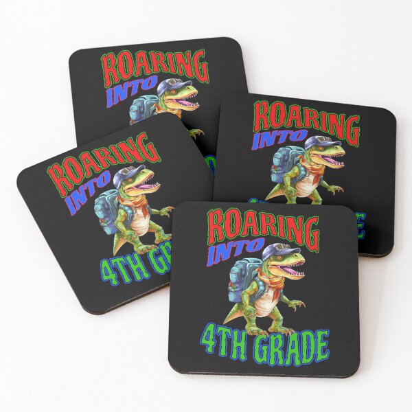 Item preview, Roaring Into 4th Grade  T Rex designed and sold by Affyboss6.