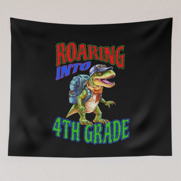 Item preview, Roaring Into 4th Grade  T Rex designed and sold by Affyboss6.