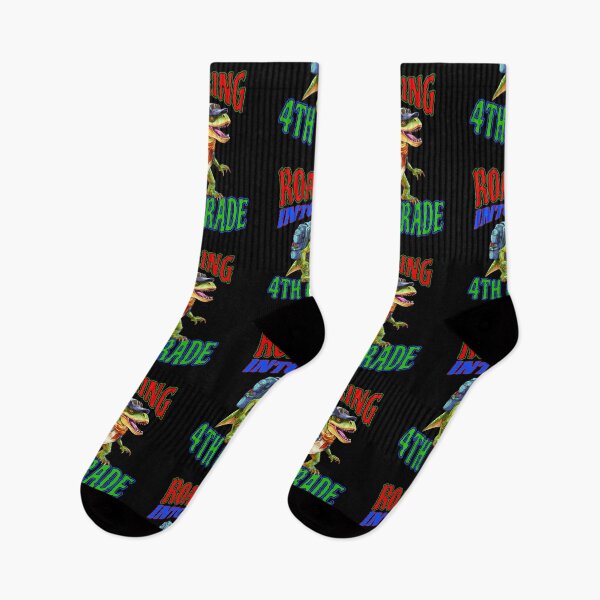 Item preview, Roaring Into 4th Grade  T Rex designed and sold by Affyboss6.