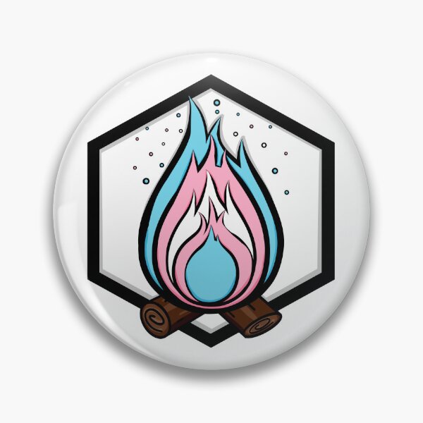 Item preview, trans campfire designed and sold by quirknwhimsy.