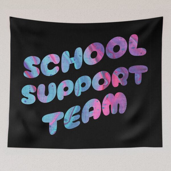 Item preview, School Support Team Tie Dye Edition designed and sold by ThiagoSDantas.