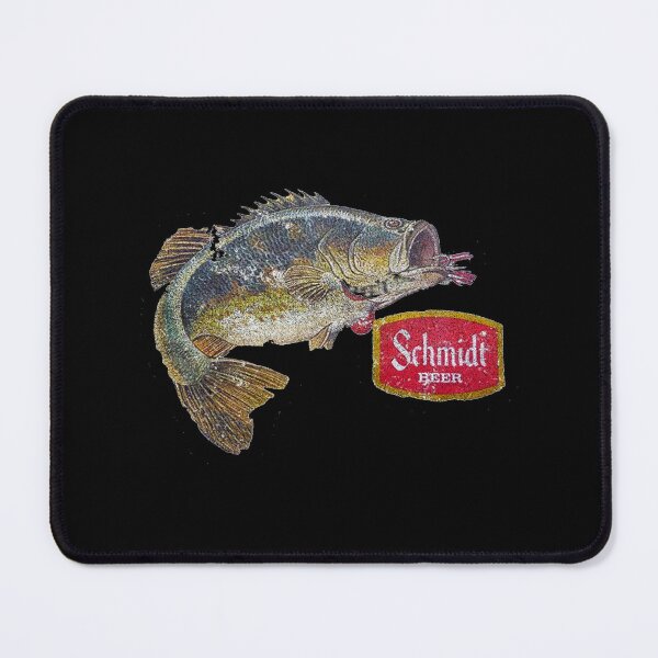 Item preview, Schmidt Beer Largemouth Bass Fishing Vintage Distressed Retro designed and sold by JohnZimm.