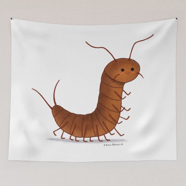 Item preview, Brown Centipede designed and sold by julianamotzko.