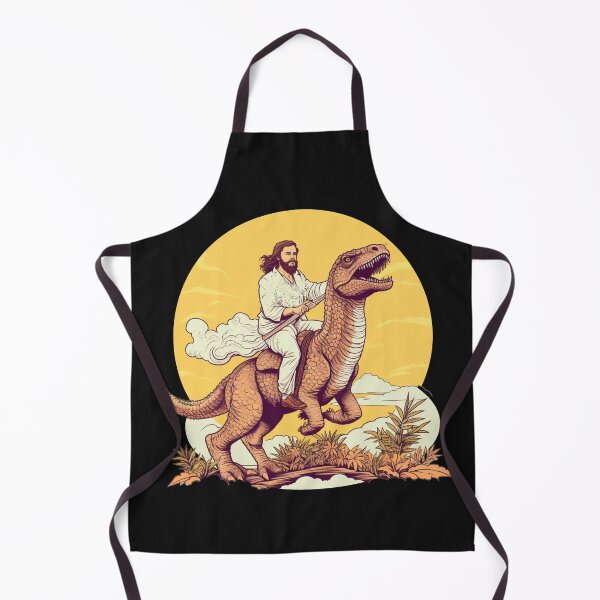 Item preview, Jesus on dinosaur designed and sold by ParadisePalace.