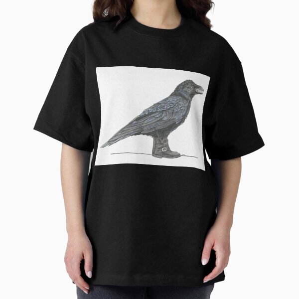 Item preview, Crow with False Teeth in Engineer Boots designed and sold by JimsBirds.