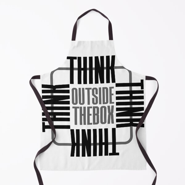 Item preview, funny motive quote think outside thebox designed and sold by MortalRight.