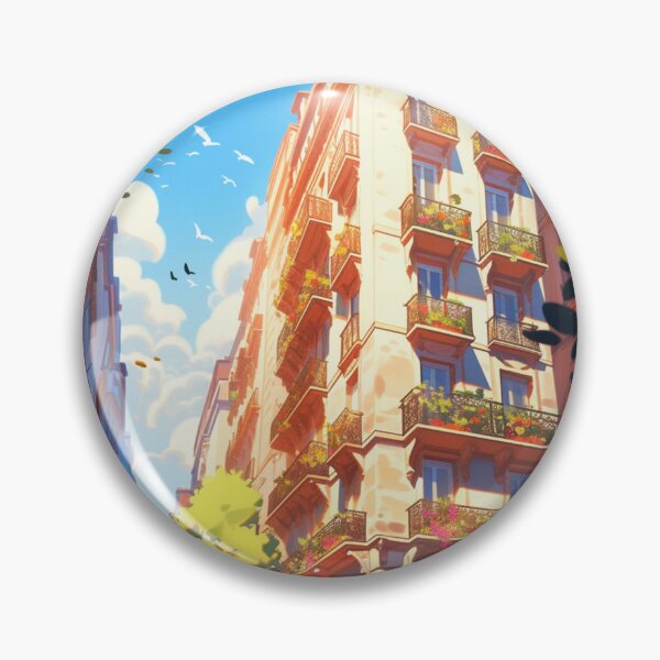 Item preview, View of summer city designed and sold by RedCosmos-.