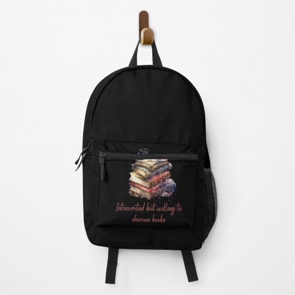 Item preview, Introverted But Willing To Discuss Books designed and sold by Dominika Bednarska.