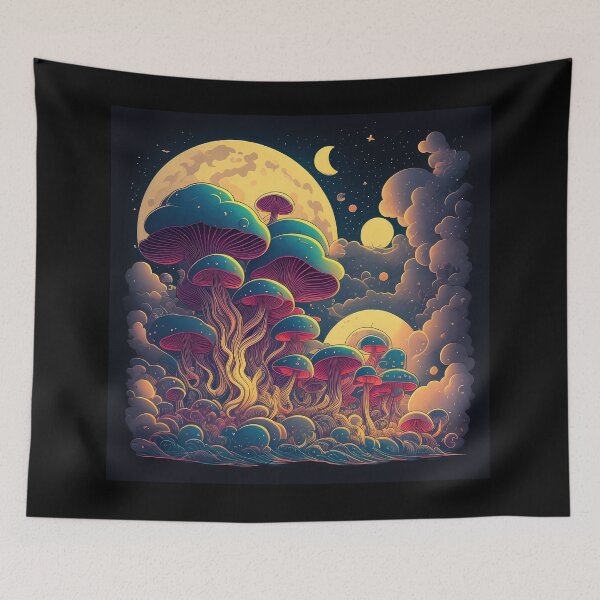 Item preview, Mushroom Moonscape designed and sold by csharpeai.