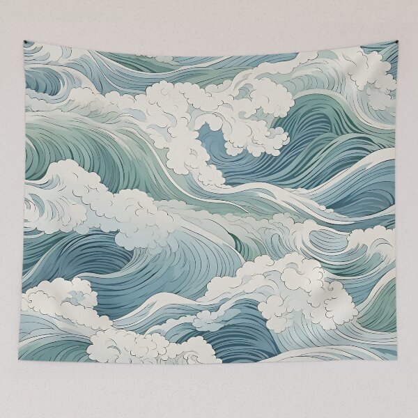 Item preview, Japanese textile design IV: Floral motifs and flowing lines that capture the essence of Japanese elegance. designed and sold by InsaneLEDP.